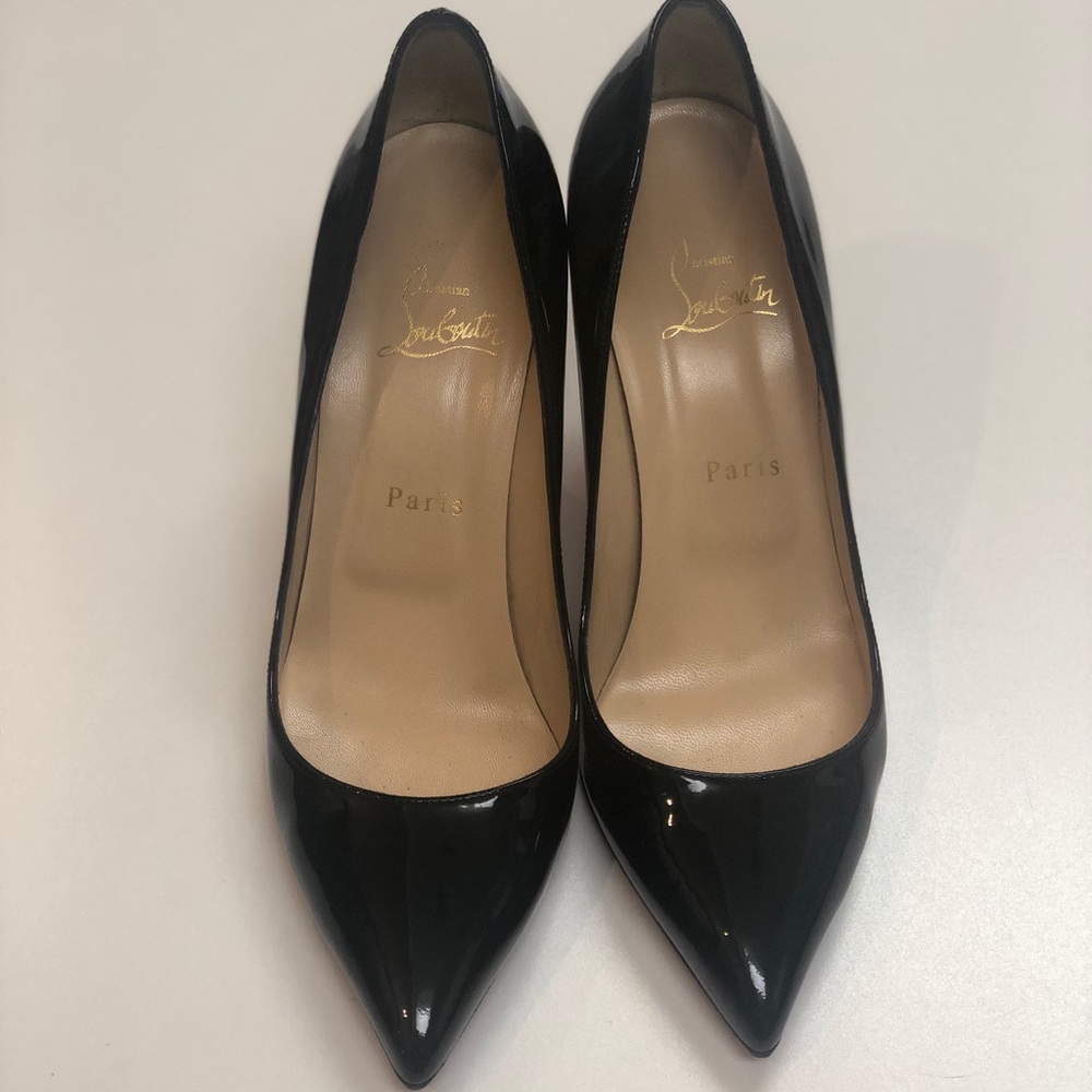 Christian Louboutin Pigalle Black Pumps 85mm heel